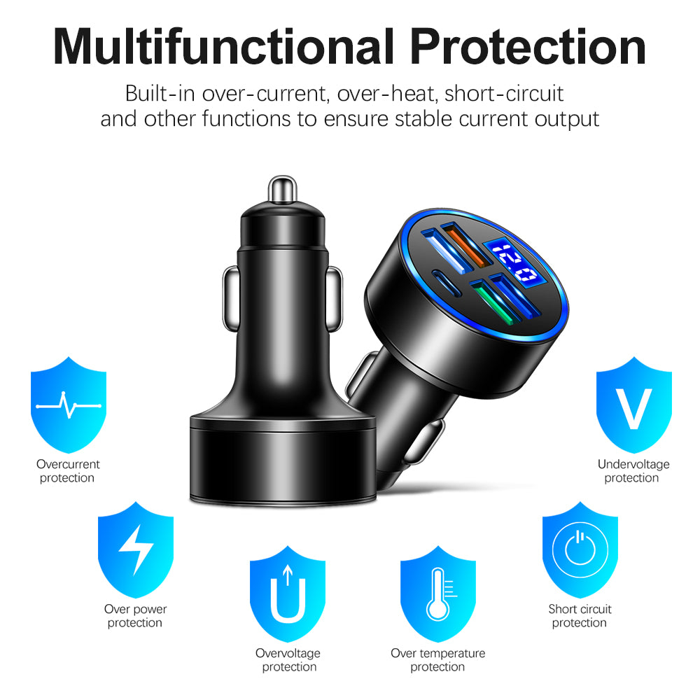 Transmetteur FM de haute qualité, voiture sans fil, Bluetooth 5.0, chargeur USB, radio Aux de voiture, lecteur MP3, musique, mains libres