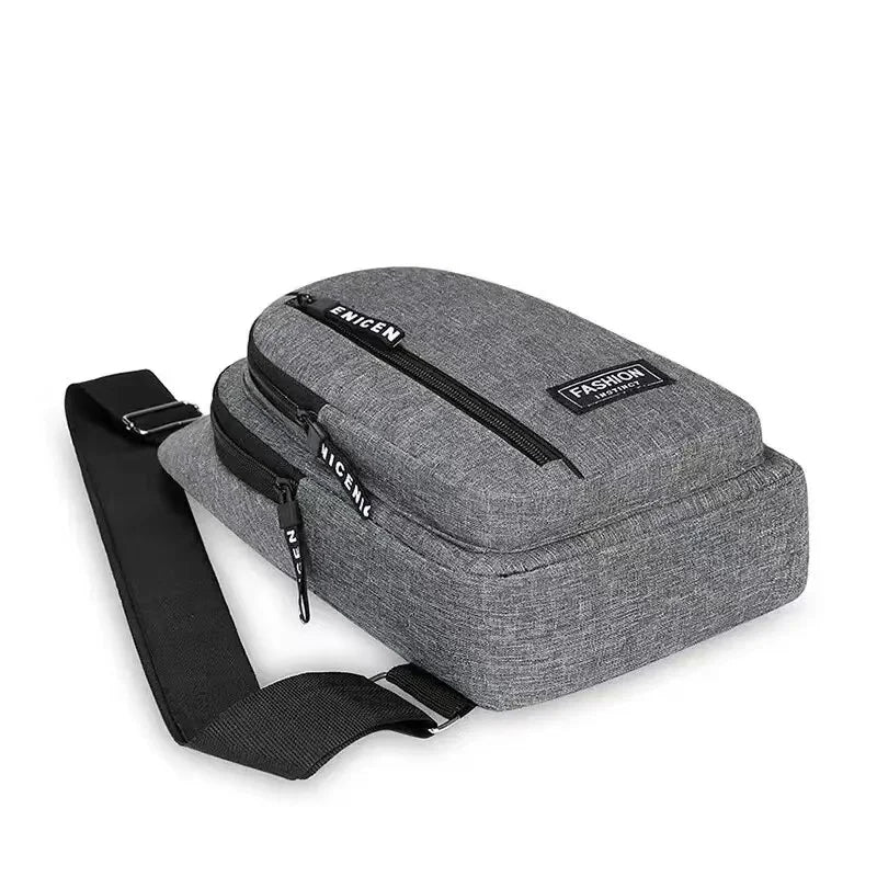 Hochwertige Neue Multifunktions-Brusttasche 2024: Herrenmode Trend aus Oxford Stoff, koreanischer Stil, Lässig und Wasserdicht - Phone Heaven Zone