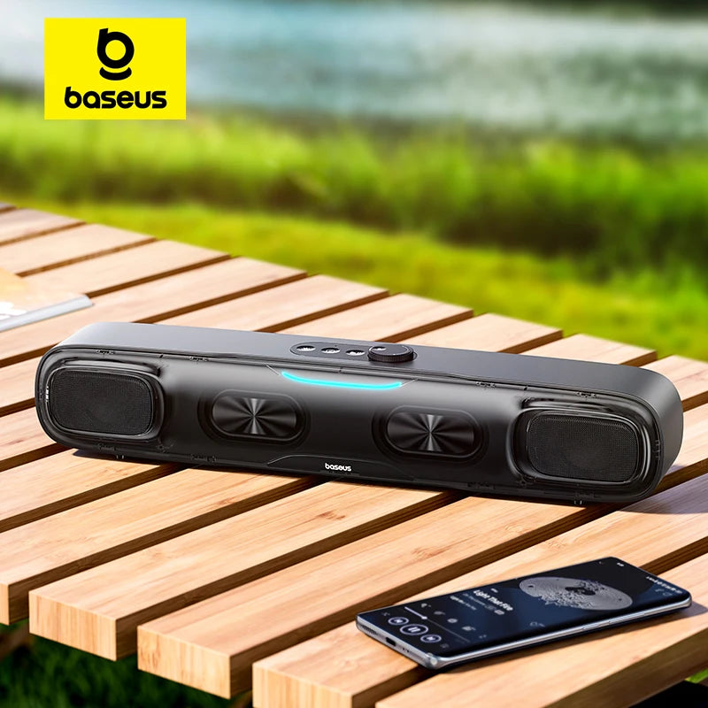 Hochwertiges DS10 Schreibtisch Mini Soundbar Lautsprecher Bluetooth 4.1 Triple-Mode | Audio 3D Sound Scape Surround Subwoofe