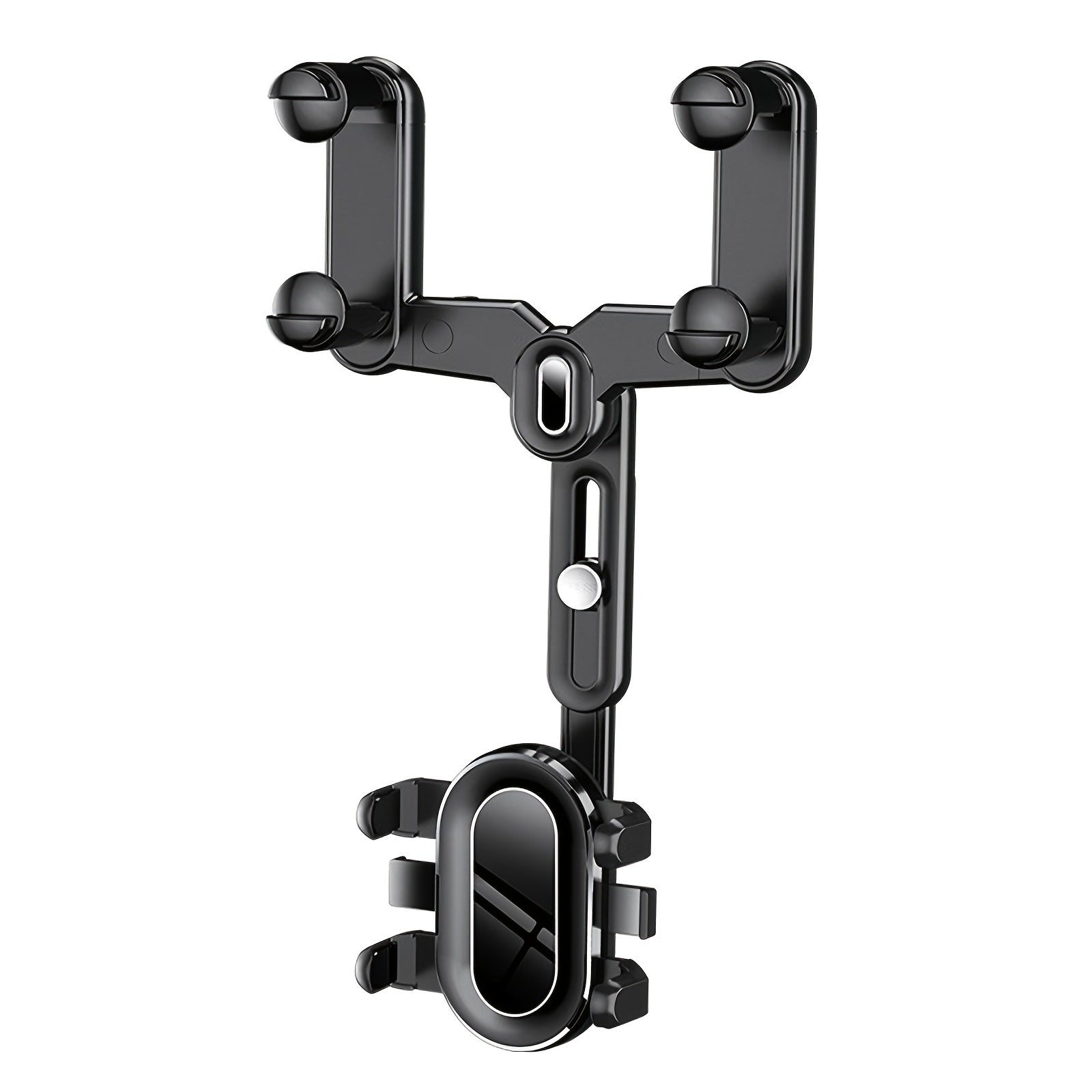 Premium 3-in-1 verstellbare Auto-Handyhalterung für Apple iPhone | Armaturenbrett, Rückspiegel & Sonnenblendenhalterung - Leicht 