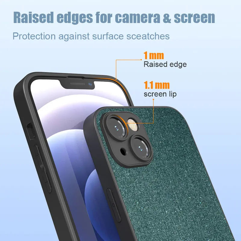 Luxus iPhone-Hülle aus Massivholz-Bambus mit Lederbezug | MagSafe-Case mit Rundumschutz & Kameralinsenschutz für Apple iPhone 16/16e, 15, 14, 13, 12 Pro Max, Pro, Plus & Mini Cover | Stoßfeste Handyhülle mit Panzertasche & Stoßstangenabdeckung