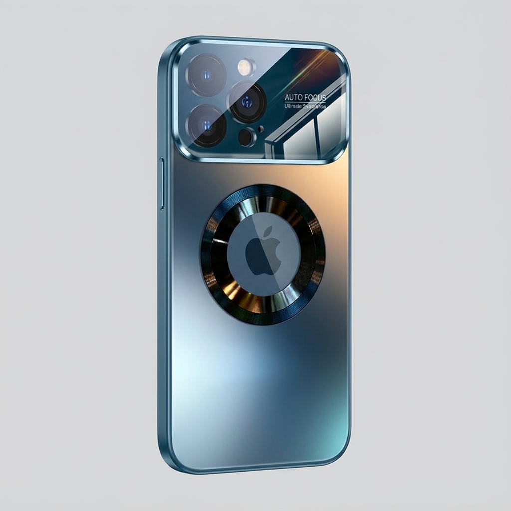 Luxus Matte Magnetische iPhone-Hülle mit Glaslinsen-Kameraschutz | Stoßfeste Tasche & MagSafe Case | Panzer-Schutzhülle für Apple iPhone 17/17 Air, 16/16e, 15, 14, 13 Pro Max Plus  | Handyhülle in limitierter Auflage