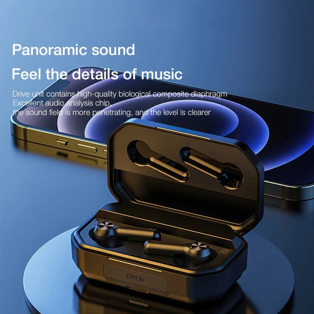 Hochwertiges Lenovo LP3 Pro Kopfhörer TWS Bluetooth 5.0 Drahtlose HiFi-Musik-Headset mit Display & 1200mAh Akku für Gaming