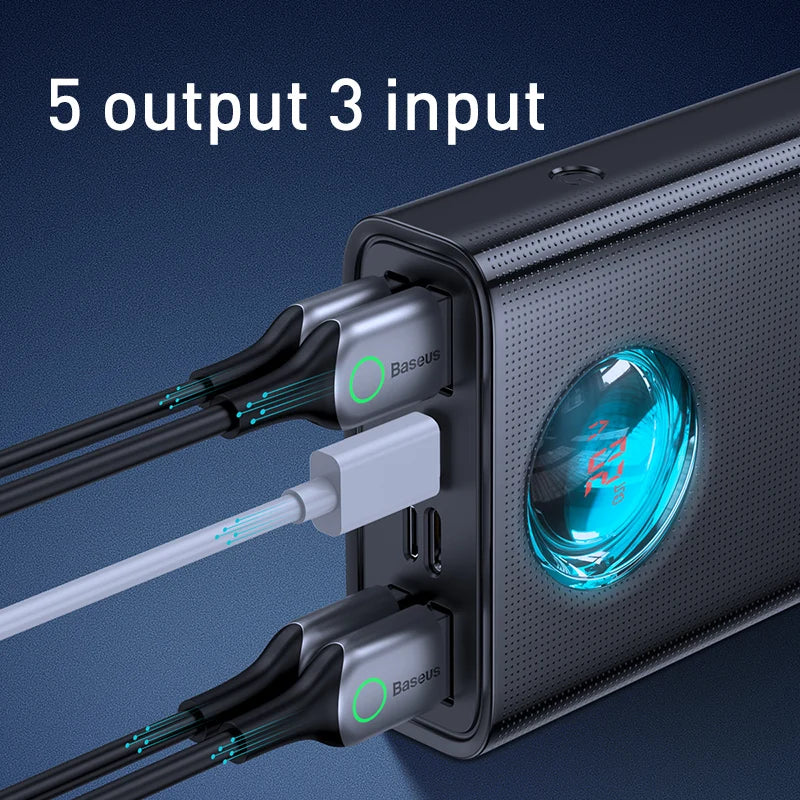 Premium Power Bank 10000mAh mit 22,5 W PD Schnellladegerät – Tragbares Ladegerät fürSmartphones, Apple iPhone, Samsung, iOS & Android AirPods, Earbuds, Android, Samsung, Xiaomi