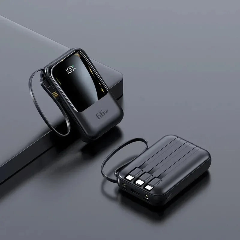 Banque d'alimentation sans fil PD20W de haute qualité pour iWatch S1-S9 et Apple iPhone avec câble intégré, source de batterie portable 10 000 mAh pour appareils iOS, iPhone, Huawei, Xiaomi, Samsung