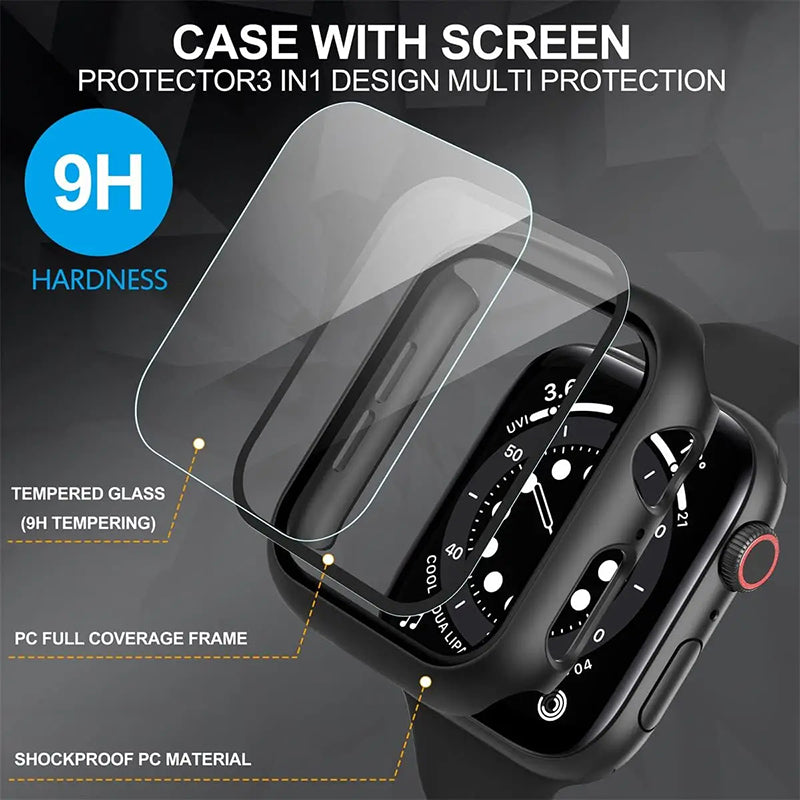 Premium Soft Hydrogel Displayschutzfolie für Apple Watch 10/9/8/7/6/5/4/3/2/1 & Ultra 2/1, SE: 2024, 2023, 2022, 2021, 2020,