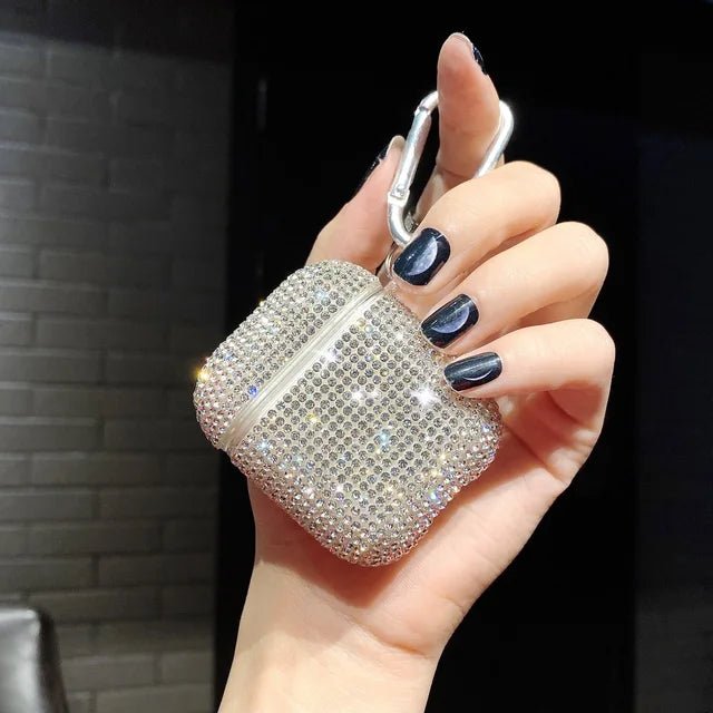 Étui de luxe 3D Bling Diamond pour Apple AirPods Pro et AirPods 1/2/3 - MagSafe Case Accessoires pour écouteurs Bluetooth sans fil
