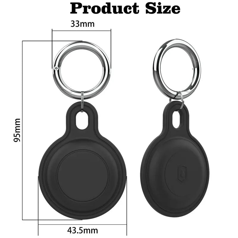 Hochwertiger Retro-Leder Schlüsselring für Apple Airtag Locator Tracker | Apple Airtag Armband Anti-Drop Schutzhülle