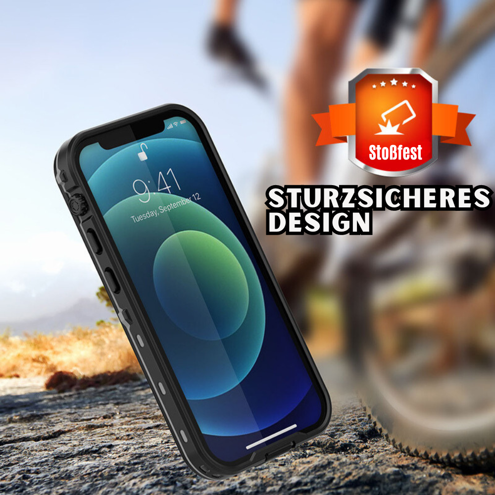 Premium IP68 Wasserdichte Magnet-Hülle mit MagSafe für Apple iPhone 16/16e, 15, 14, 13, 12 Pro Max, Pro, Plus & Mini: 360° Vollschutz Case, Militärpanzer-Design | Staubdicht, Stoßfest Cover mit Kameraschutz | Ideal für Tauchen und Schwimmen