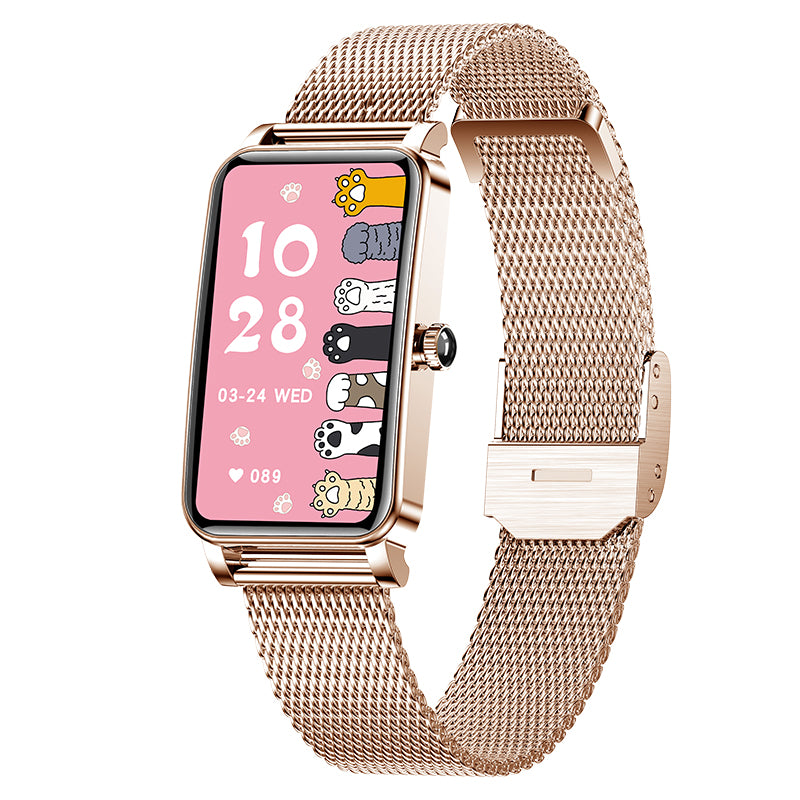 Premium Luxus Smartwatch für Damen mit Full-Touchscreen, Bluetooth-Anruf, IP67 Wasserdicht, Fitness- & Gesundheitstracker, Elegantes Sportdesign – Stilvolle Uhr für den Alltag – Kompatibel mit iOS & Android Smartphones – Limitierte Auflage