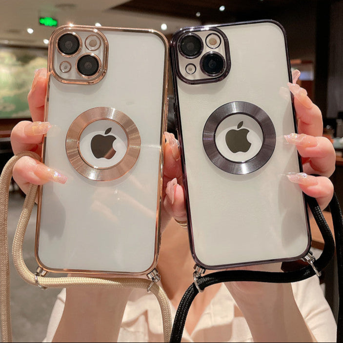 Luxus Überzogenes Stoßfestes für Apple iPhone 16/15/14/13/12 Pro Max Plus Mini Hülle mit MagSafe | Kristallklares Glas, Verbesserter Kamera-Schutz & Elegante Silikon Design Abdeckung
