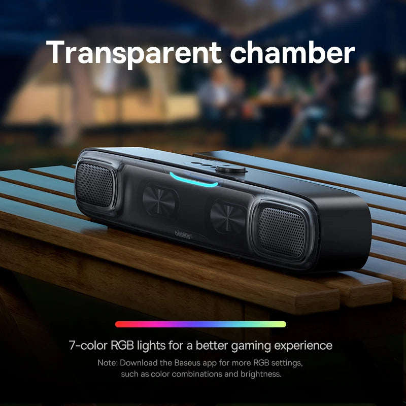 Hochwertiges DS10 Schreibtisch Mini Soundbar Lautsprecher Bluetooth 4.1 Triple-Mode | Audio 3D Sound Scape Surround Subwoofe