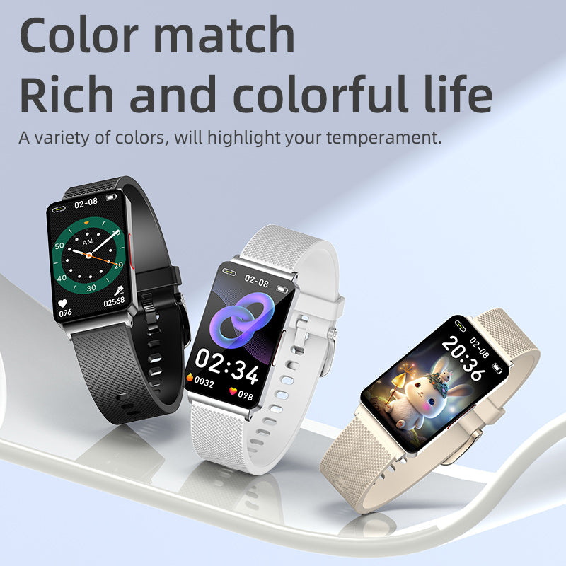 Luxus Smartwatch zur nicht-invasiven Blutzuckermessung: EKG, PPG, Herzfrequenz, HRV | Gesundheitsmarke, Fitness Tracker für
