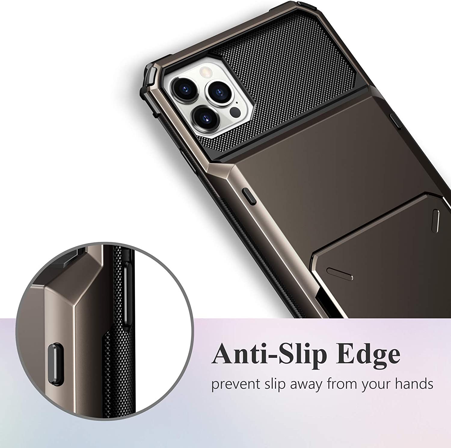 High-Quality Wallet with 4 Card Slots and Credit Card Holder Cover iPhone Case | MagSafe Case with 360-Degree Protection and Camera Lens Cover for Apple iPhone 16/15/14/13/12 Pro Max, Plus Mini | Armor Phone Case | Premium Wallet Protective Cover