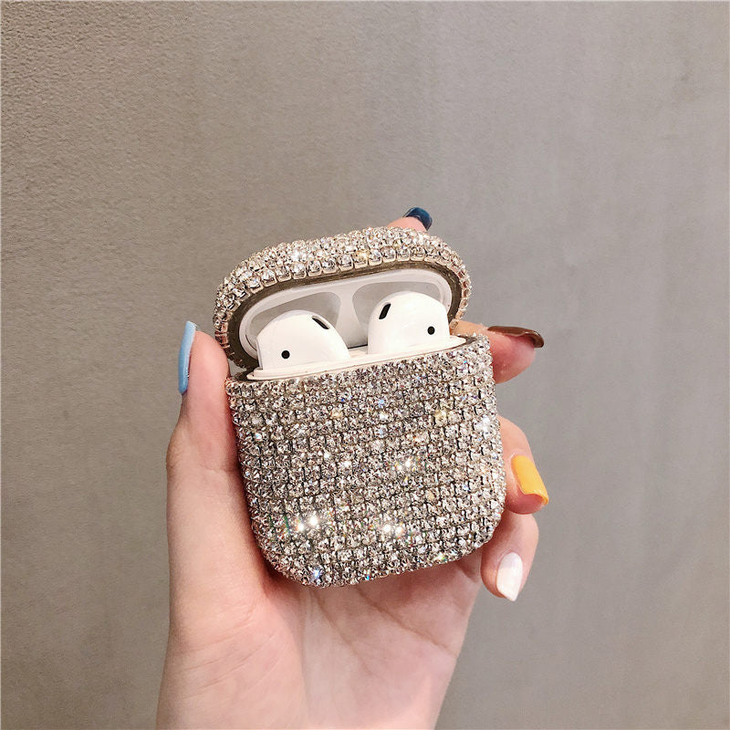 Étui de luxe 3D Bling Diamond pour Apple AirPods Pro et AirPods 1/2/3 - MagSafe Case Accessoires pour écouteurs Bluetooth sans fil
