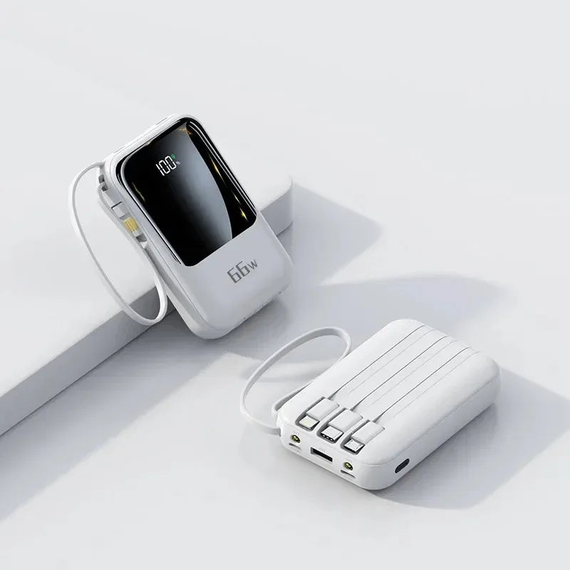Banque d'alimentation sans fil PD20W de haute qualité pour iWatch S1-S9 et Apple iPhone avec câble intégré, source de batterie portable 10 000 mAh pour appareils iOS, iPhone, Huawei, Xiaomi, Samsung