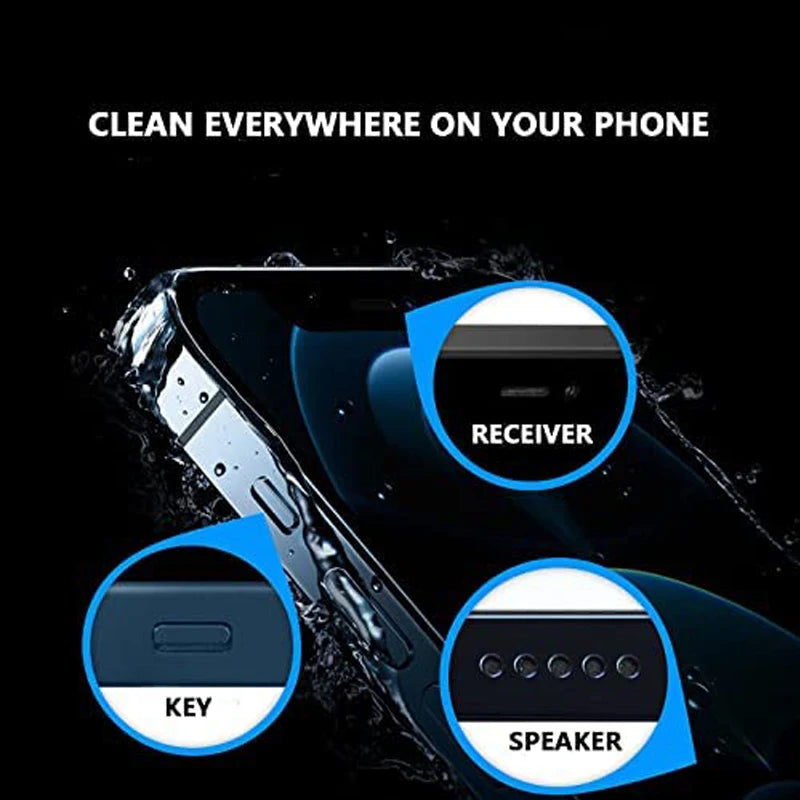 Premium Universal Telefonlautsprecher Staubentfernungskleber für iPhone 15 14 Xiaomi | Reinigungsset für Staubnetzaufkleber