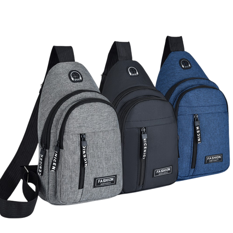 Hochwertige Neue Multifunktions-Brusttasche 2024: Herrenmode Trend aus Oxford Stoff, koreanischer Stil, Lässig und Wasserdicht - Phone Heaven Zone