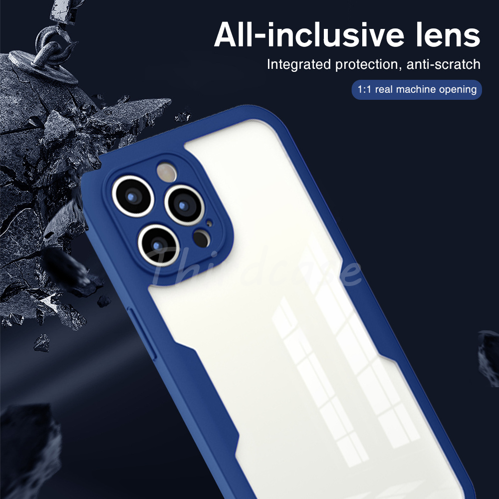 Hochwertige Transparente 360 Grad Silikon-Schutz iPhone Hülle mit MagSafe | Rundumschutz und Kameralinsenschutz für Apple iPhone 16/16e, 15, 14, 13, 12 Pro Max, Pro, Plus & Mini Cover | Panzertasche und Stoßstangenabdeckung | Hochwertige Handyhülle