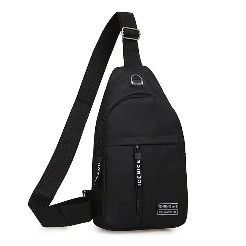 Hochwertige Neue Multifunktions-Brusttasche 2024: Herrenmode Trend aus Oxford Stoff, koreanischer Stil, Lässig und Wasserdicht - Phone Heaven Zone