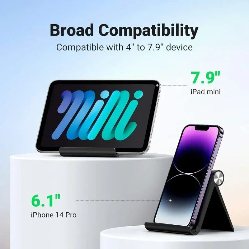 Hochwertiges Handyhalterung für Schreibtisch Ständer,Smartphone & Tablet für Apple iPhone 15,14,13 Tragbarer Mobilhalter 